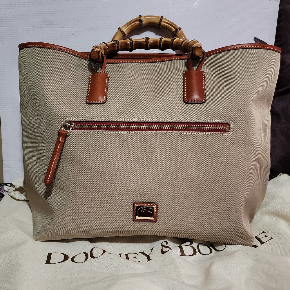 Dooney&Bourke Bamboo Handle Tote